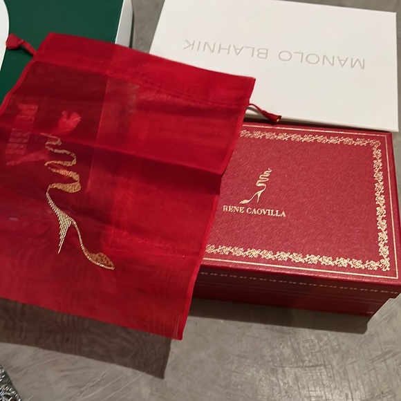 ✨RENE CAOVILLA✨ Veneziana 75 Crystal Lace Slingback Pumps - Brand New - Picture 11 of 14